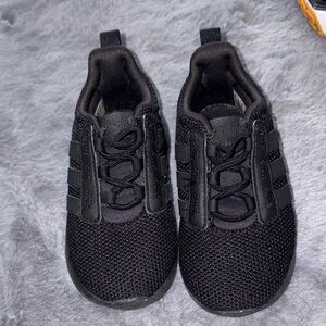 Adidas Kids Black Mesh Sneakers Size 6K